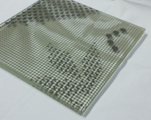 High temperature screen printing glass