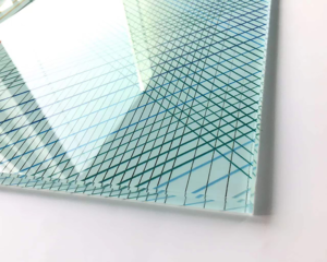 High -temperature silk print glass