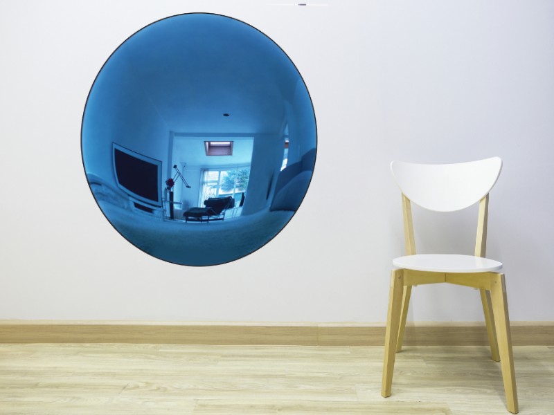 blue-convex-mirror - HongJia Glass