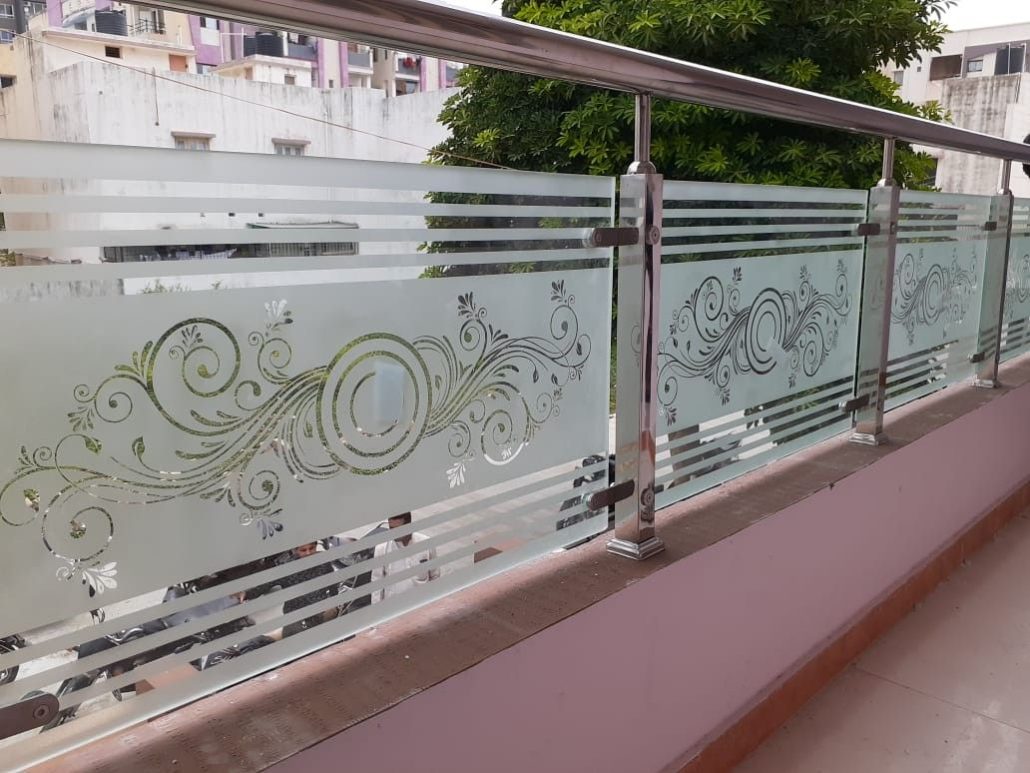railing glass Interior design