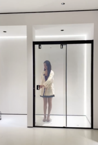 electric control privacy glass